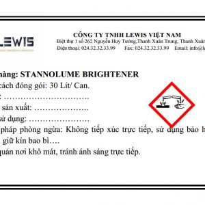 STANNOLUME BRIGHTENER - PHỤ GIA THIẾC