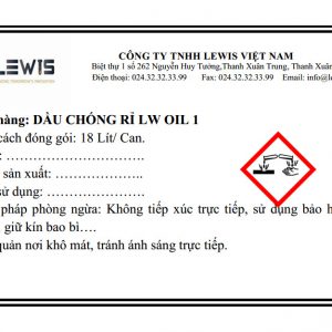 LW OIL 1 - DẦU CHỐNG RỈ NHANH KHÔ